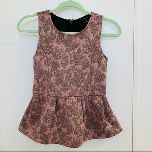 Ann Taylor peplum top.